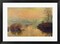 Framed Art Sun Setting over the Seine at Lavacourt. Winter Effect, 1880 by Claude Monet Wall Decor 18x24 Artwork